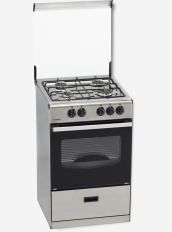 COCINAS DE GAS CON HORNO Y PORTABOMBONAS DE 50 CM.