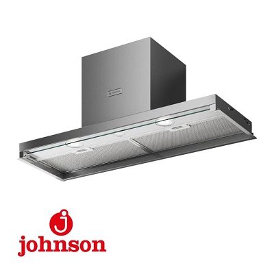 CAMPANA ENCASTRE TIPO T JOHNSON OCULTA 90 CM INOX CORO90X 08