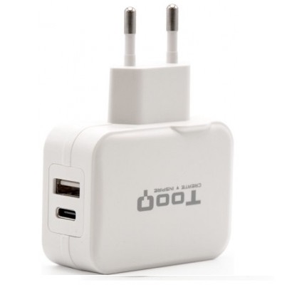 CARGADOR PARED TOOQ TQWC 2SC02WT 2 USB 19