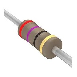 RESISTENCIA 27 OH. 0.5 W. 30