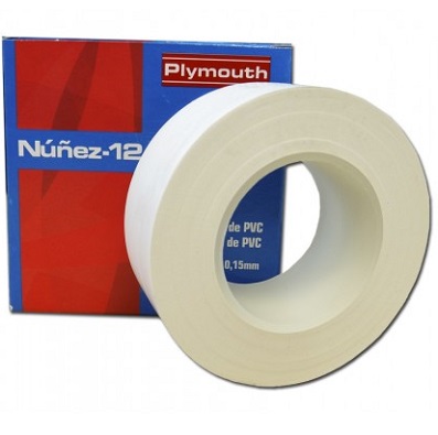 ROLLO CINTA AISLANTE BLANCA 19 MM. X 33 M. 13