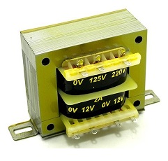 TRANSFORMADOR ALIMENT. 125 220 12 V. 2 A. 42