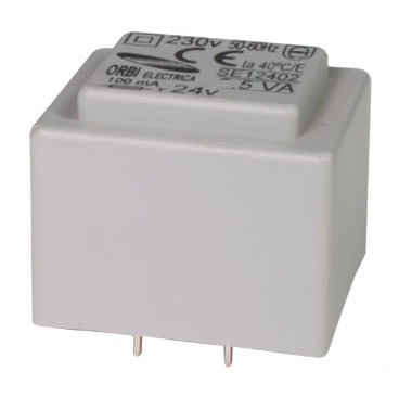 TRANSFORMADOR ALIMENT. 125 220 24 0.5 W. 48