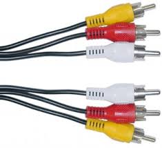 IMAGENES DE CABLES RCA PARA AUDIO-VIDEO