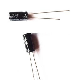 IMAGENES DE CONDENSADORES ELECTROLITICOS DE 0 A 10 MICROFARADIOS 
