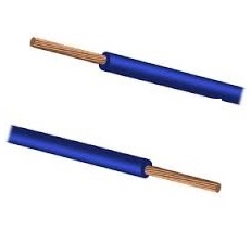 1 METRO CABLE ELECTRICO 1 X 4 MM. AZUL 13