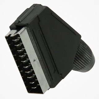 CLAVIJA EUROCONECTOR MACHO NEGRO 119