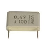 CONDENSADOR 470 NANOFARADIOS 100 V. 85