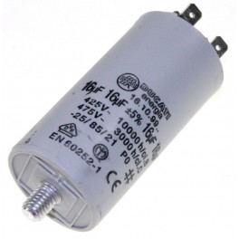 CONDENSADOR LAVADORA 16 UF. 450 V. 43