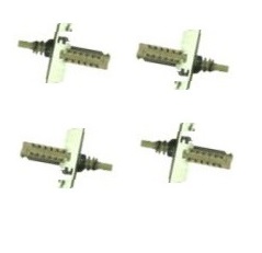 CONMUTADOR MULTIPLE 4X2 4 CIRCUITOS AZUL 24
