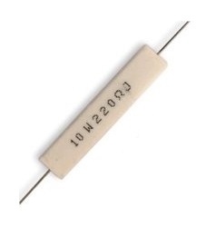 RESISTENCIA 220 OHMIOS 10 W. 308