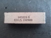 RESISTENCIA 600 OHMIOS 15 W. 346